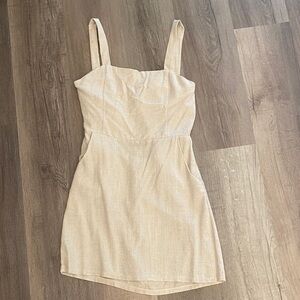 NWOT One ♥️ Clothing Cream Dress